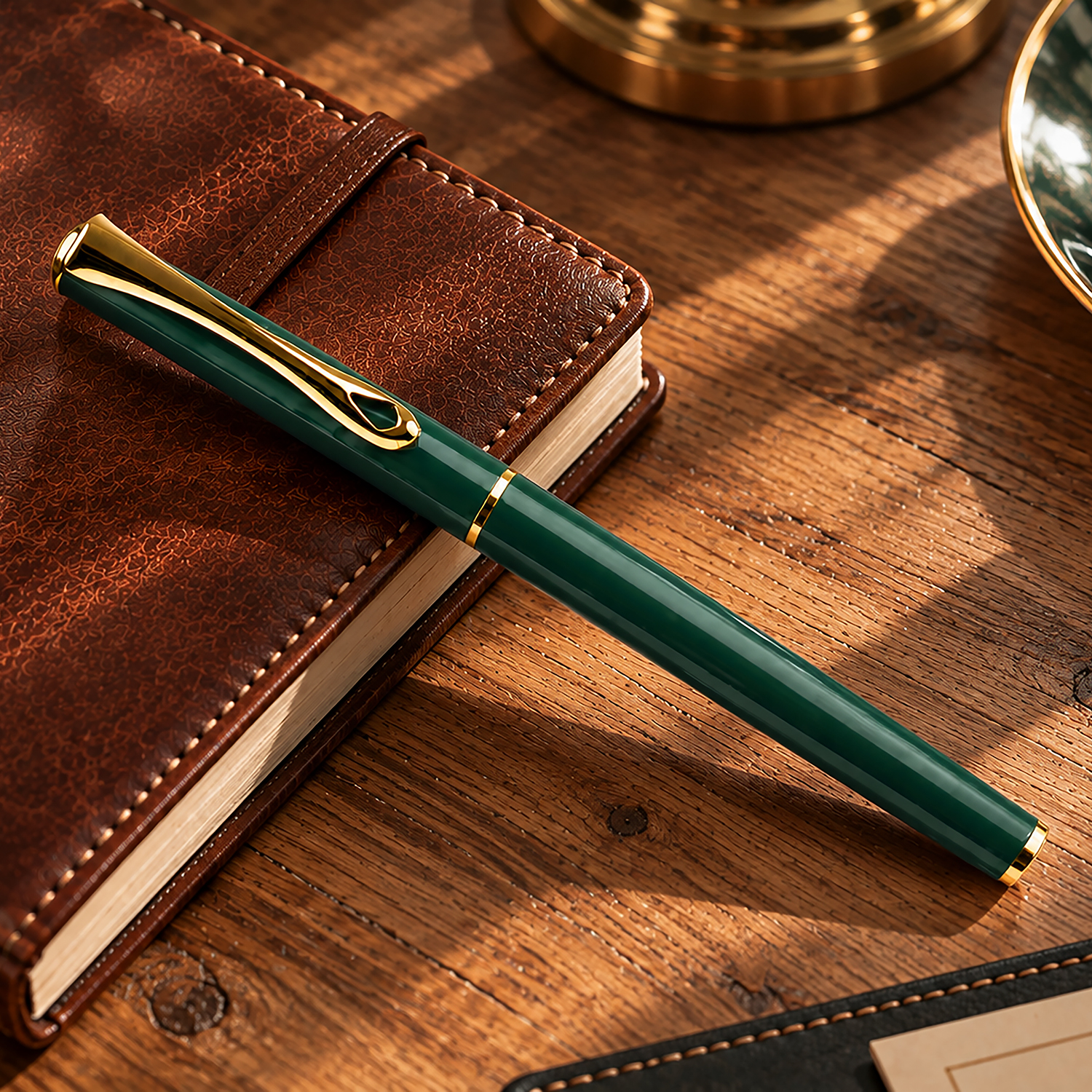 Diplomat Traveller Dark Green GT Fountain pen - Vulpen / Fountain